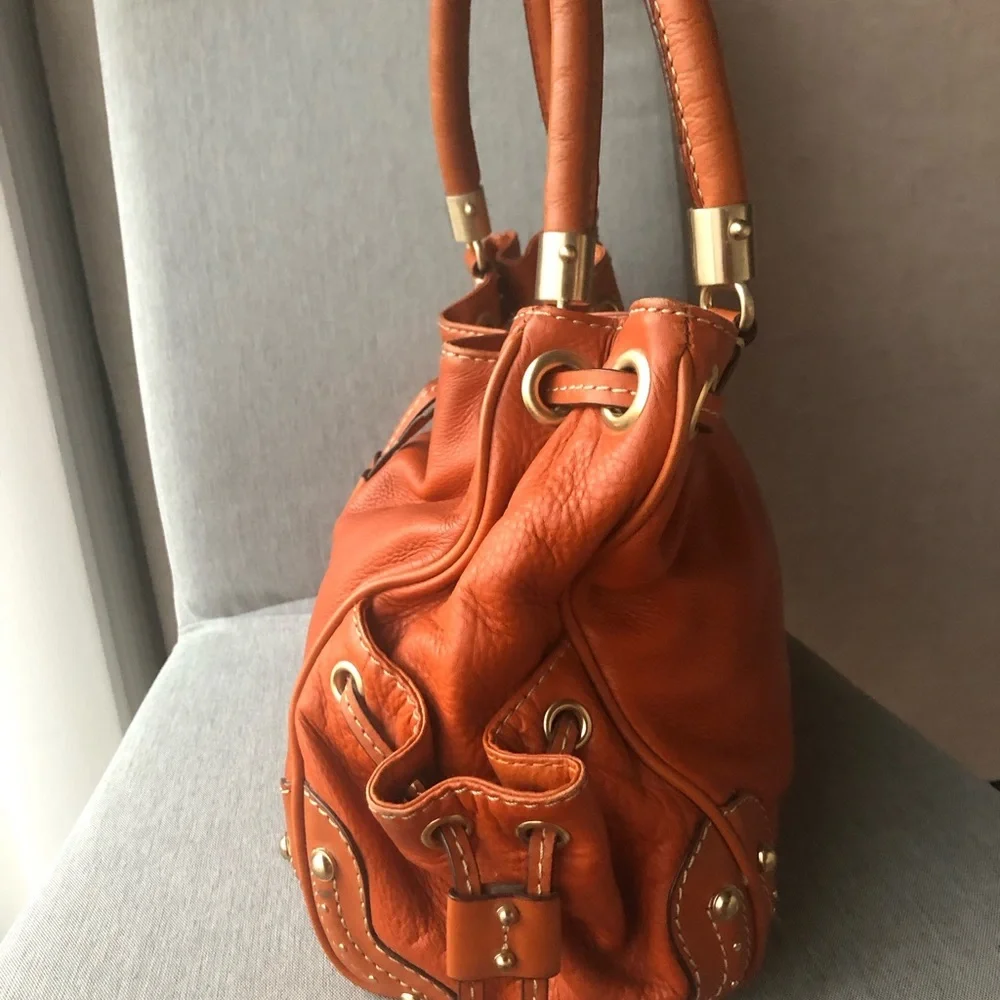Michael Kors Women's Tan Leather Bag - Picture 4 of 11